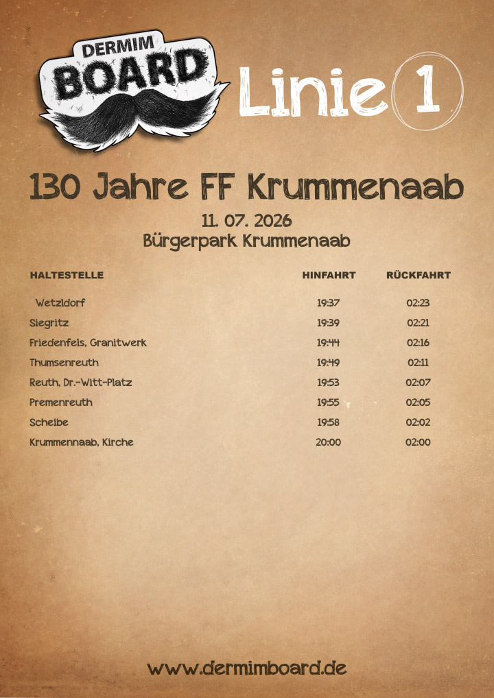 Fahrplan Linie 1