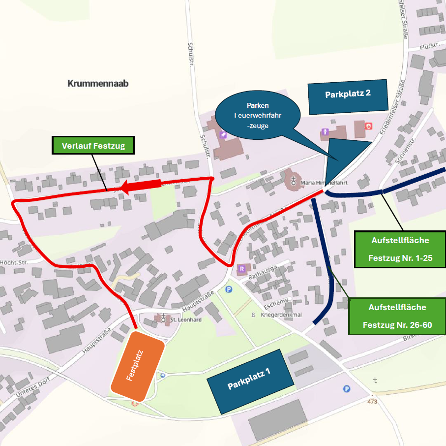 Parkplätze Plan
